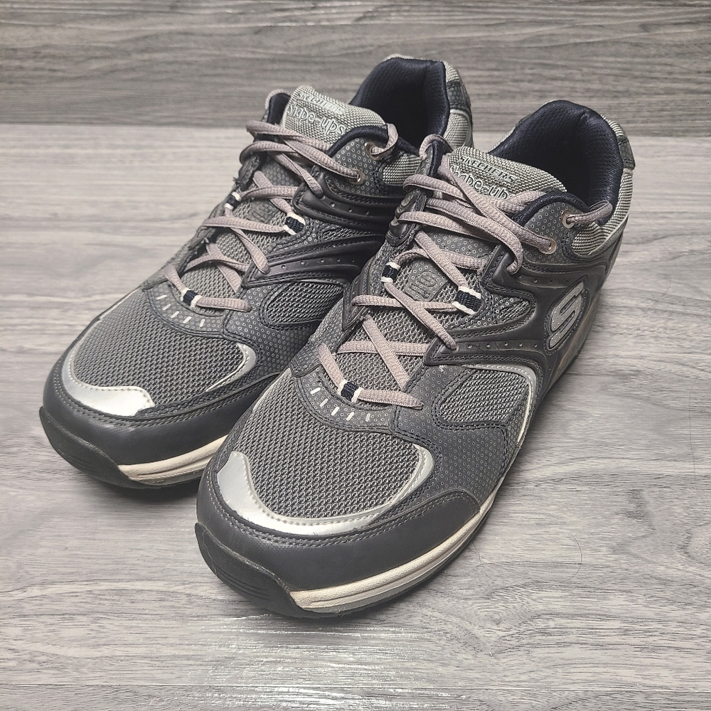 Skechers Shape-Ups Mens Size 11.5 Gray 52004